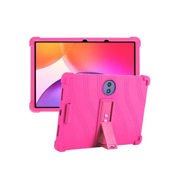 Silicone Case for TAB A1 Plus 12.2 inch, Soft Flexible Shockproof Protective Tablet Cover, Anti-Scratch & Lightweight Slim Design-Rosered
