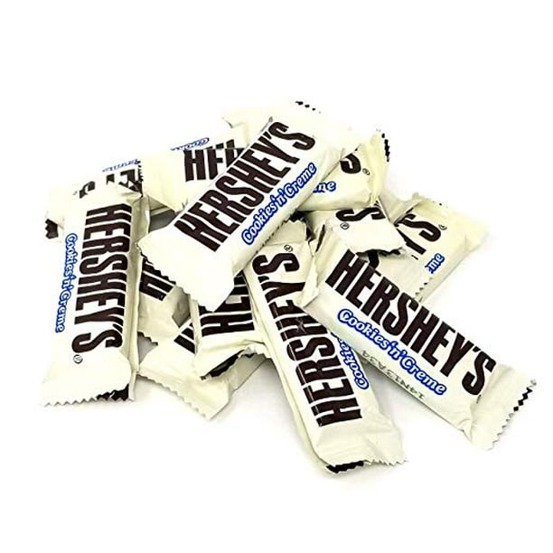 HERSHEY'S COOKIES 'N' CREME Bar Snack Size, 3 pounds bag