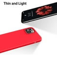 thumbnail image 4 of Compatible with iPhone 12 Pro Max Case 6.7 inch(2020),[Silky and Soft Touch Series] Premium Soft Liquid Silicone Rubber Full-Body Protective Bumper Case (Red), 4 of 12