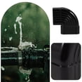 thumbnail image 3 of GAXIRE Rainwater Downspout Diverter Rain Elbow Adapter Aluminium Alloy Square Water Catching 1Pcs, 3 of 8
