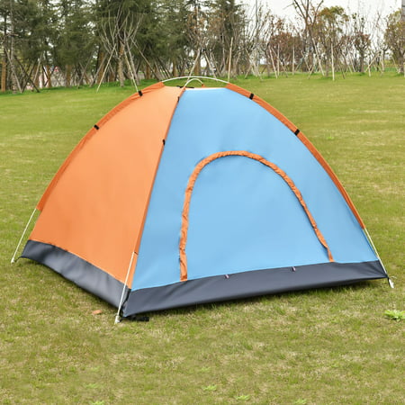 Costway Waterproof 2-3 Person Camping Tent Traveling Outdoor Hiking Double Layer w/