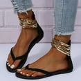 thumbnail image 4 of Sandalias de verano para mujer, sandalias informales para mujer, sandalias de playa romanas Wmkox8yii nm9455, 4 of 6
