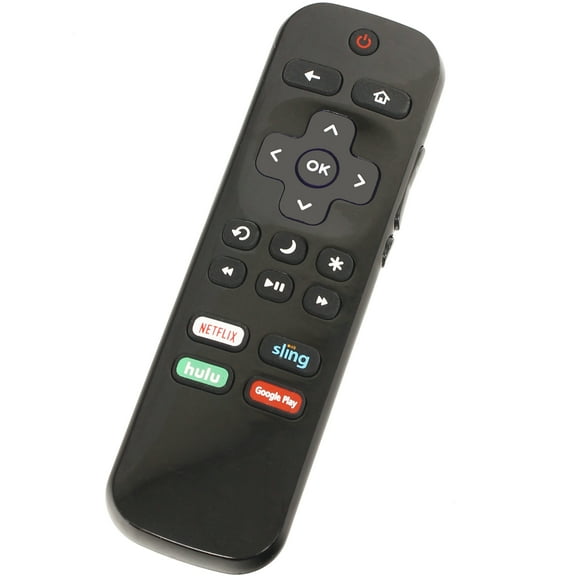 Mimotron Generic NS-RCRUS-17 Remote Control for Insignia Built-in ROKU Smart TVs NS-24DR220CA-18 / NS-24DR220NA-18 /NS-24ER310NA-17 / NS-32DR310NA-17 / NS-43DR620CA-18
