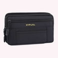 thumbnail image 5 of Men Belt Pack Canvas Wallet Pouch Phone Holder Sports Outdoor Bag, Black, 5 of 5