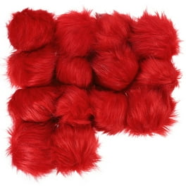 Unique Bargains Pompons En Fausse Fourrure Pour Chapeaux, Boules De Pompons En Fourrure Douce Et Moelleuse, Marron Lot De 12