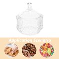 thumbnail image 2 of Caja de joyería de vidrio, contenedor de joyas, tarro de dulces, caja de dulces, tarro de galletas de vidrio de mesa, 2 of 7