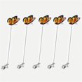 thumbnail image 1 of Ganfancp Mariposas Artificiales Clip Céspedes Al Aire Libre Jardín Decoración Mariposas de Pvc Clip Jardinería Arreglo Floral Serie Decoración Ofertas Del Día 5X Clip de Mariposa, 1 of 1