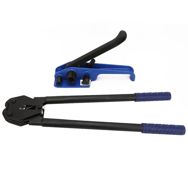 Heavy Duty Handy Strapping Kit, Poly Strapping Tensioner & Cutter Manual Banding Tools Windlass for 16mm to 19 Mm Width