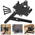 thumbnail image 1 of Mobutofu 1Set Classic Design Iron Gate Hinges and Latch for Wooden Fence Gate Security, 1 of 8