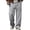 BGH33-Gray, variant on Men'S Baggy Waffle Sweatpants Open Bottom Loose Casual Workout Hiking Jogger Sweatpants For Men With Pockets Khaki S