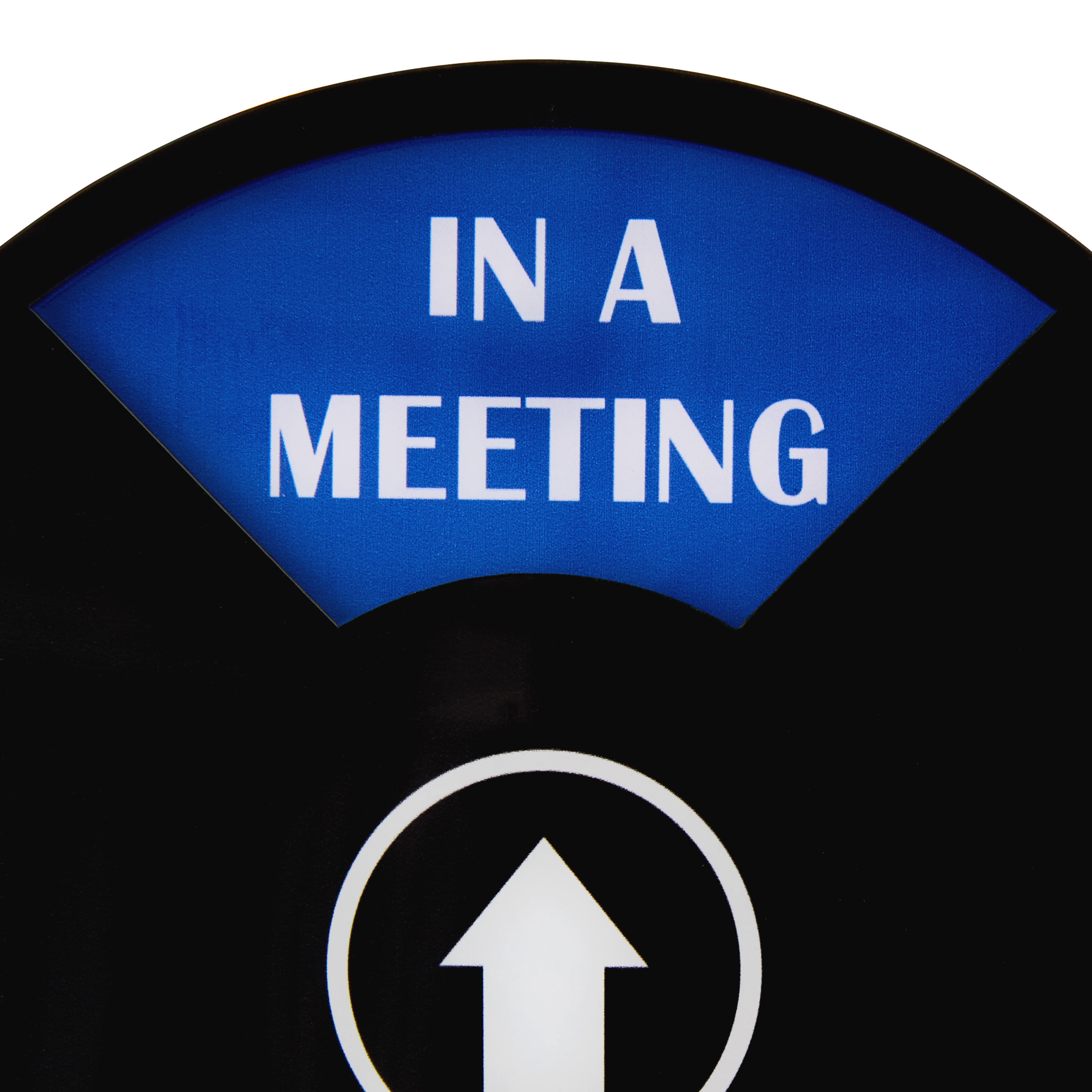 Pen+Gear Rotating Door Sign Plaque, 5-Inch, Black, 4 Message Options