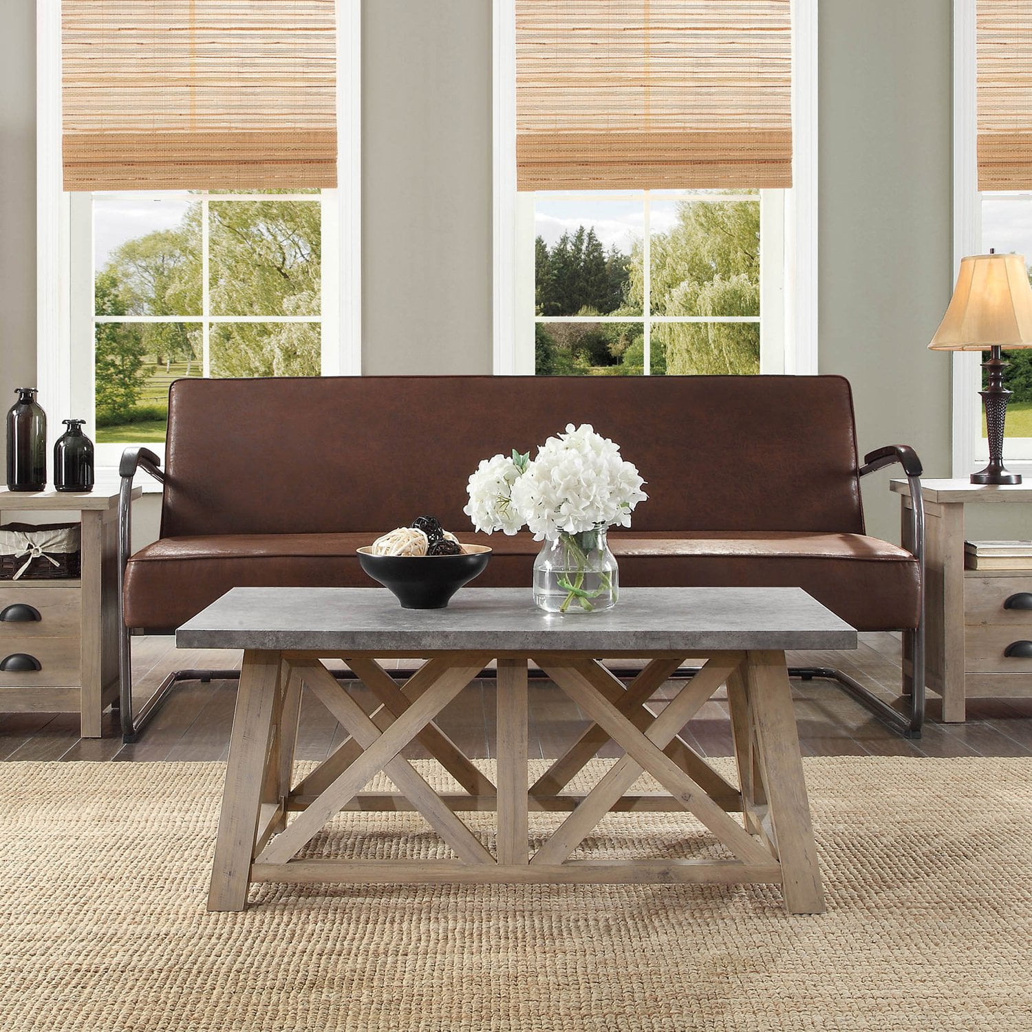 better homes & gardens granary modern farmhouse coffee table