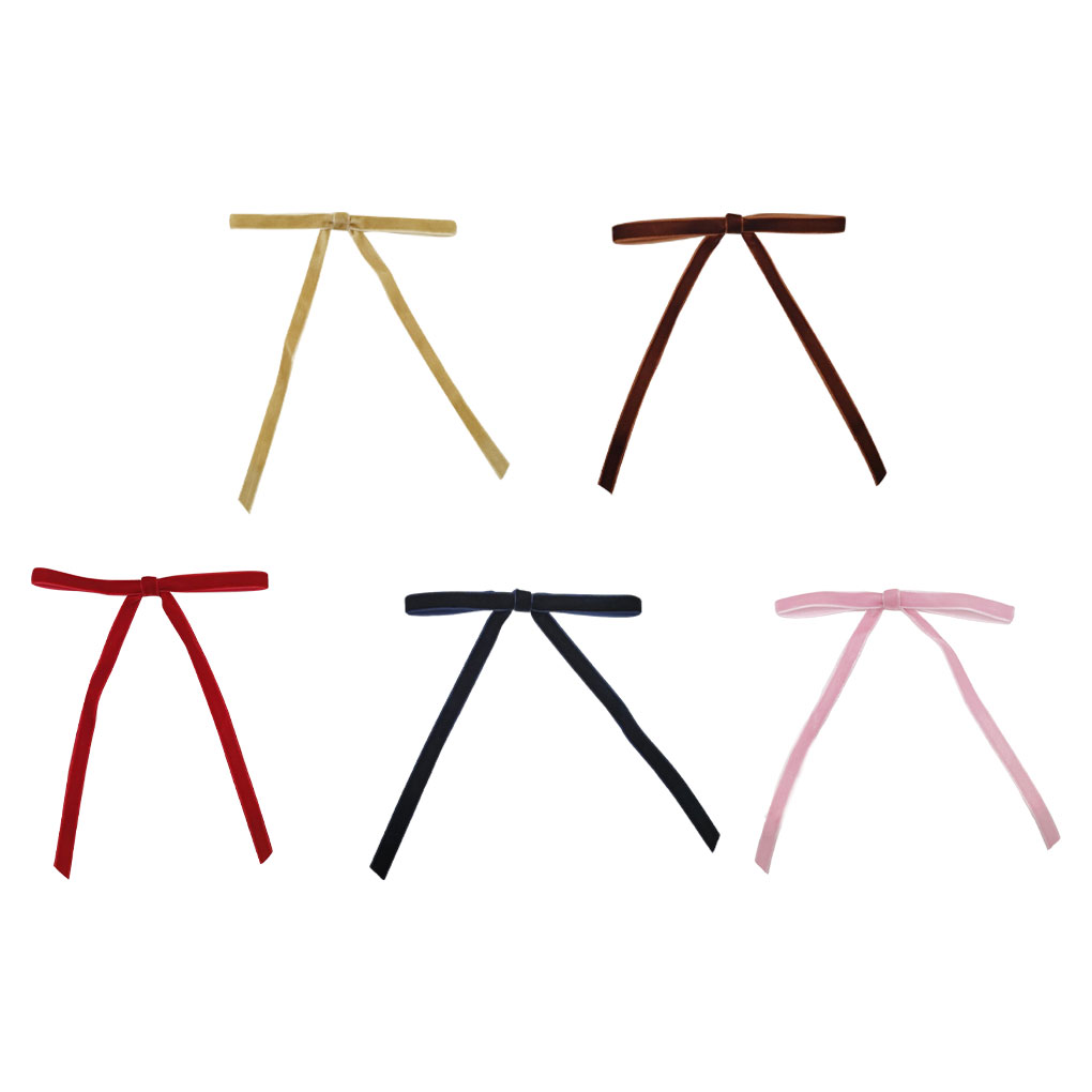 24 Nœuds De Noël En Velours Beige - 12x18cm Avec Attache - Décoration Sapin, Couronne, Cadeaux - Réutilisables