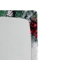 thumbnail image 2 of Ambesonne Christmas Fitted Sheet, Stars Berries Xmas, Full Size, Green Red, 2 of 2