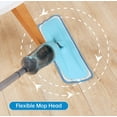 thumbnail image 3 of Eyliden Upgraded Spray Mops for Hardwood Floor Cleaning, 2 Reusable Refills, 22oz Refillable Bottle, Blue, 3 of 10