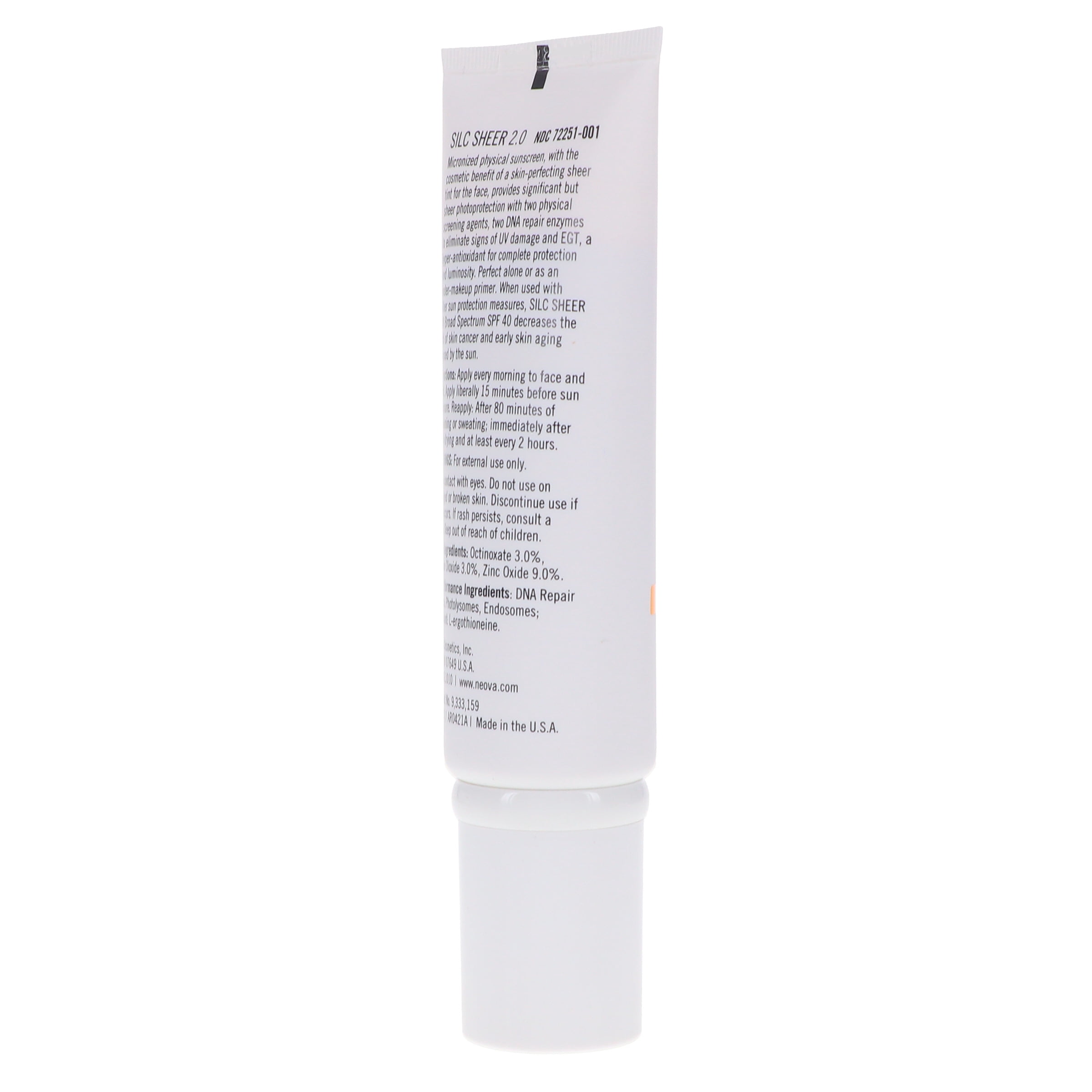 Neova DNA Damage Control Silc Sheer 2.0 SPF 40 2.5 oz