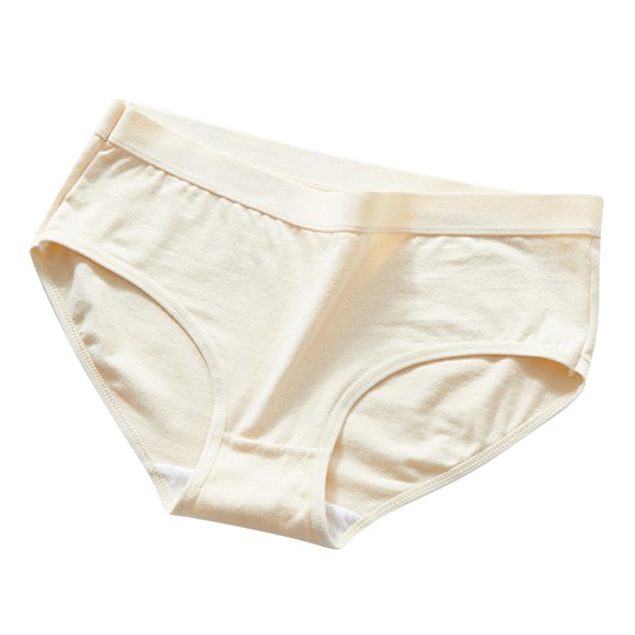 ibuvkizy Womens Underwear,Panties for Women Soft Stretchy Briefs,Mid Cotton Crotch Women's Underwear With All Cotton Stretch Breathable Comfortable Combed Cotton Women's Pants
