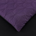 thumbnail image 6 of Chezmoi Collection Bernard 7-Piece California King Bed in a Bag Comforter Set with Sheets, Lightweight Comforter Purple Black Gray Patchwork Quilted Medallion Bedding Set for All Season, 6 of 9