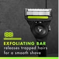 thumbnail image 4 of GilletteLabs with Exfoliating Bar by Gillette Men's Razor Set - 1 Shower Hook, 1 Handle, 2 Razor Blade Refills, Shower Hook, Silver and Black, Razors for Men, Mens Razors, 4 of 7