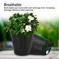 thumbnail image 4 of JJKBVCLO 100pcs Household Garden Black Plastic Nutrition Pots Practical Durable Soft Nutrition Pots, 4 of 7