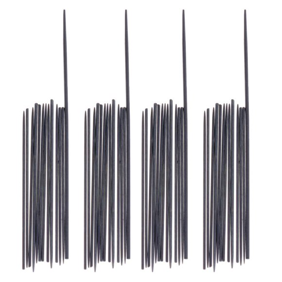 40 Piezas 0,6 Mm 8 Piezas 0,7 Mm 4 Piezas 0,8 Mm Herramientas de Reparación de Agujas de shamjiam Clarinete Reed Needle