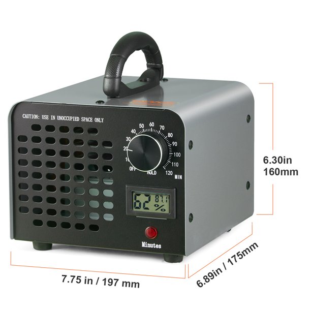 Machine à Ozoner 10000 MG/h Ozonator Générateur d'Ozoner Machine de Filtre à Air Portable pour Purification d'Air et Élimination des Odeurs Purificateur d'Air pour Salle de bain Bureau Maison Voiture Machine à Ozoner 10000 MG/h Ozonator Générateur d'Ozoner Machine de Filtre à Air Portable pour Purification d'Air et Élimination des Odeurs Purificateur d'Air pour Salle de bain Bureau Maison Voiture