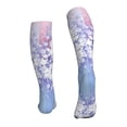 thumbnail image 4 of Compression Socks for Women and Men - Merry Christmas Winter Snowflakes Compression Socks Circulation for Workout, 4 of 8