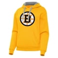 thumbnail image 2 of Women's Antigua Gold Boston Bruins Victory Pullover Hoodie, 2 of 3