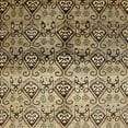 thumbnail image 1 of Ahgly Company Indoor Square Abstract Bakers Brown Abstract Area Rugs, 8' Square, 1 of 6