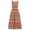 Orange, variant on BLTIBY Summer Dresses for Women Flowy Casual Round Neck Sleeveless Printed Midi Dress Beach Vacation Sundresses with Pockets Hot Pink XL