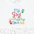 thumbnail image 4 of Inktastic My Gigi and Poppop Love Me Girls Baby Dress, 4 of 5