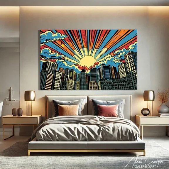 Kna Prints - 1 Pc Poster New York City Wall Art Print Pop Large Street Art, UNFRAMED-8x12