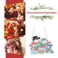 thumbnail image 1 of Cuadros Decorativos Colgante de puerta de Navidad Diamond Painting Rhinestone Decoración de pared (DZ3048) Tmvgtek embutido en tela, 1 of 6