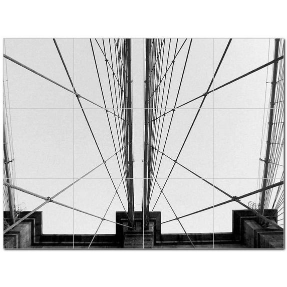 Bridge Photo Ceramic Tile Mural Kitchen Backsplash Bathroom Shower 404267-S43