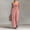 Pink, variant on YYV Jumpsuits for Women Fashion Summer Solid Color Wrap Front Elastic Waist Jumpsuit Long Pants with Linen Look Design for Casual Daily Wear Light Blue L