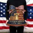 thumbnail image 5 of Usa 250Th Anniversary Wooden Liberty Bell Sign: Patriotic Door Hanger, 250 Years American Anniversary Wooden Signs, 1776-2026 Door Sign, 4Th Of July Home Decor Gift For Us Citizen Family Navy, 5 of 7