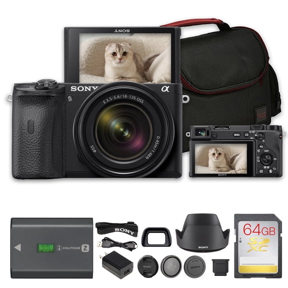 Sony a6700 26MP Mirrorless Camera with 16-50mm f/3.5-5.6 Lens Bundle