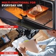 ThreadNanny 3 Pack Teflon Mat Oven Liner Sheets 16 x 20 -Heat Resistant Premium Teflon Sheet