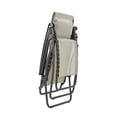 thumbnail image 6 of Lafuma R-Clip Batyline Iso Relaxation 0 Gravity Outdoor Lounge Recliner, Seigle, 6 of 6