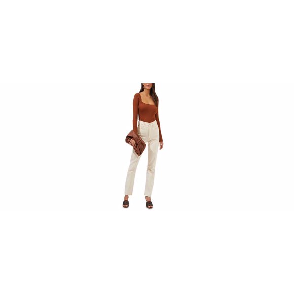 Astr the Label Celine Bodysuit, Ginger, Large