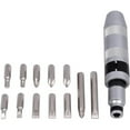 thumbnail image 3 of AMERTEER 13pcs Impact Screwdriver Set Heavy Duty Shock Screwdriver Bits Screw Extractor Kit Hand Tools, 3 of 8