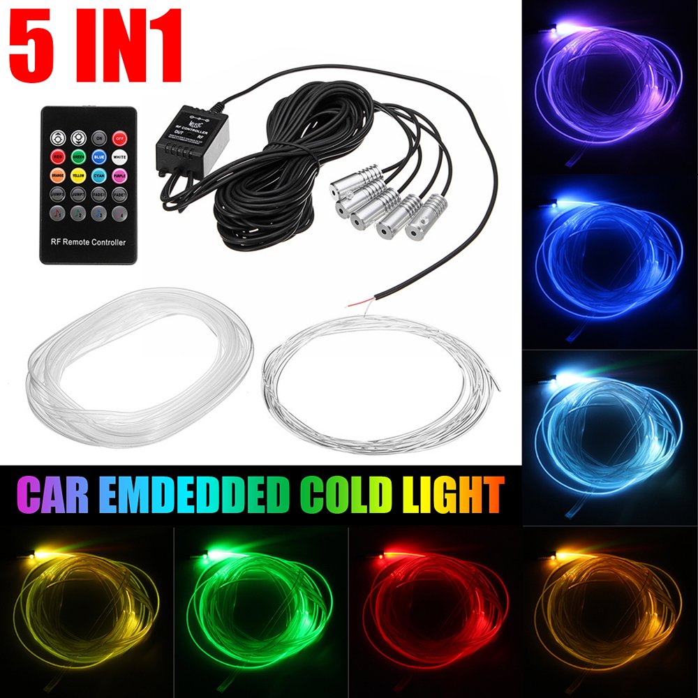 Led Car Floor Mats Wireless Music Intelligent Car Floor Mats Remote Control Changing Color Led