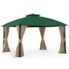 Garden Winds Replacement Canopy Top Cover for Broyhill Eagle Brooke Gazebo - Riplock 350 - Green