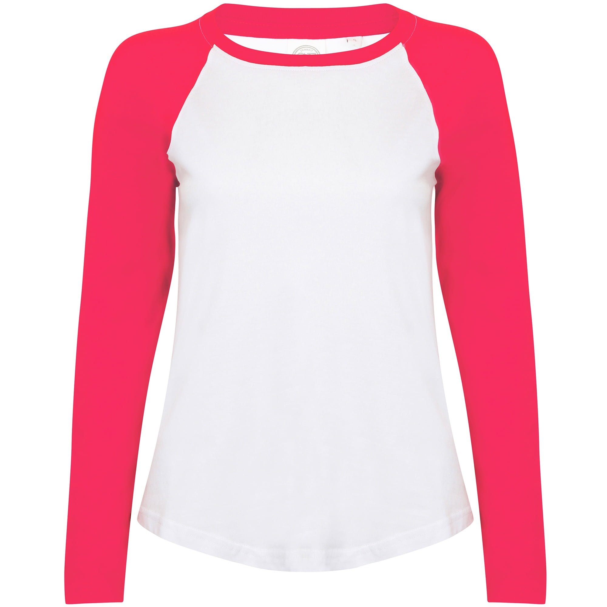 Skinnifit Womens Long Sleeve Baseball T 