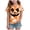 Light Yellow, variant on PEASKJP Girls T Shirts Short Sleeve Girl's Short Sleeve Crewneck T Shirt Halloween Clothes (Yellow,1-2 Years)