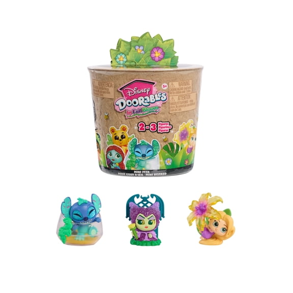 Disney Doorables In Full Bloom Mini Peek Series 15 - Mystery Floral Themed Mini Figures, Assemble and Display, Collectible Disney Surprise Toy, For Collectors, Fans, Tweens, Kids Toys for Ages 5 Up