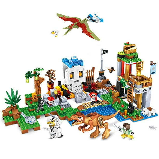 blocks world dinosaurs instructions