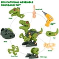 thumbnail image 2 of Topchances Dinosaur Toys for Kids, Take Apart Toys Stem Construction Building Toys Kids Toys with Electric Drill, Birthday Gifts Christmas gift for Boys and Girls for 3 4 5 6 7 8 Year Old, 2 of 8