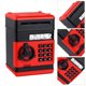 thumbnail image 4 of Cajero Automático Hucha Contraseña Ahorro de Dinero Electrónico Hucha Juguete de Regalo para Niños Niños Niñas Negro Rojizo, 4 of 5