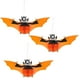 thumbnail image 2 of 1pc Halloween Bar Haunted House Decoration Props Pumpkin Bat Pattern Paper Lantern Pendant (paper Ha, 2 of 5
